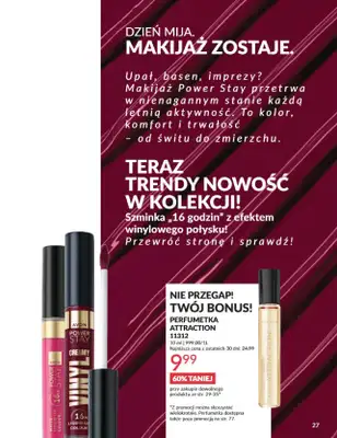 AVON - gazetka promocyjna Katalog Sierpień 2025 od piątku 01.08 do niedzieli 31.08 - strona 27 AVON - gazetka promocyjna Katalog Sierpień 2025 od piątku 01.08 do niedzieli 31.08 - strona 27