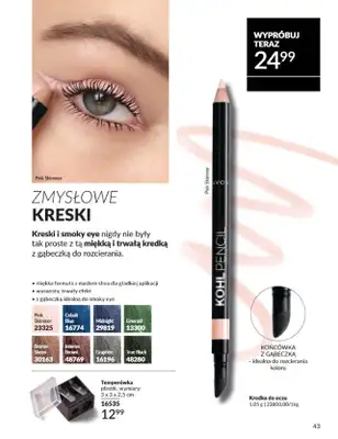 AVON - gazetka promocyjna Katalog Sierpień 2025 od piątku 01.08 do niedzieli 31.08 - strona 43 AVON - gazetka promocyjna Katalog Sierpień 2025 od piątku 01.08 do niedzieli 31.08 - strona 43