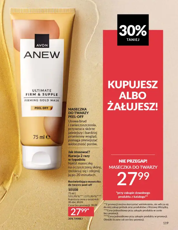 AVON - gazetka promocyjna Katalog Sierpień 2025 od piątku 01.08 do niedzieli 31.08 - strona 119