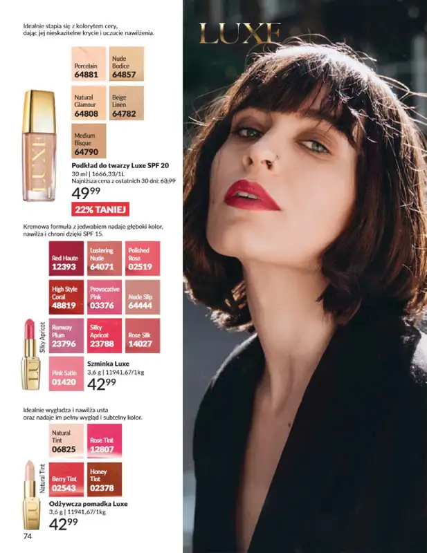 AVON - gazetka promocyjna Katalog Sierpień 2025 od piątku 01.08 do niedzieli 31.08 - strona 74