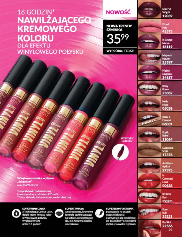 AVON - gazetka promocyjna Katalog Sierpień 2025 od piątku 01.08 do niedzieli 31.08 - strona 29