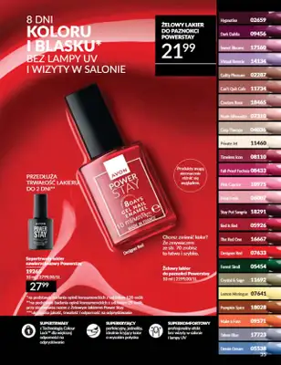 AVON - gazetka promocyjna Katalog Sierpień 2025 od piątku 01.08 do niedzieli 31.08 - strona 35 AVON - gazetka promocyjna Katalog Sierpień 2025 od piątku 01.08 do niedzieli 31.08 - strona 35