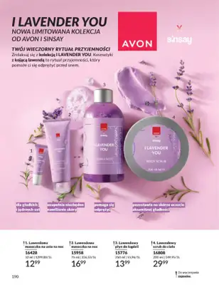 AVON - gazetka promocyjna Katalog Sierpień 2025 od piątku 01.08 do niedzieli 31.08 - strona 190 AVON - gazetka promocyjna Katalog Sierpień 2025 od piątku 01.08 do niedzieli 31.08 - strona 190