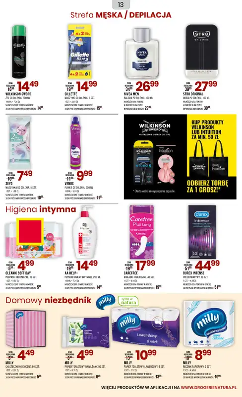 Drogerie Natura - gazetka promocyjna Gazetka od poniedziałku 04.08 do czwartku 21.08 - strona 13