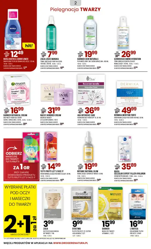 Drogerie Natura - gazetka promocyjna Gazetka od poniedziałku 04.08 do czwartku 21.08 - strona 2