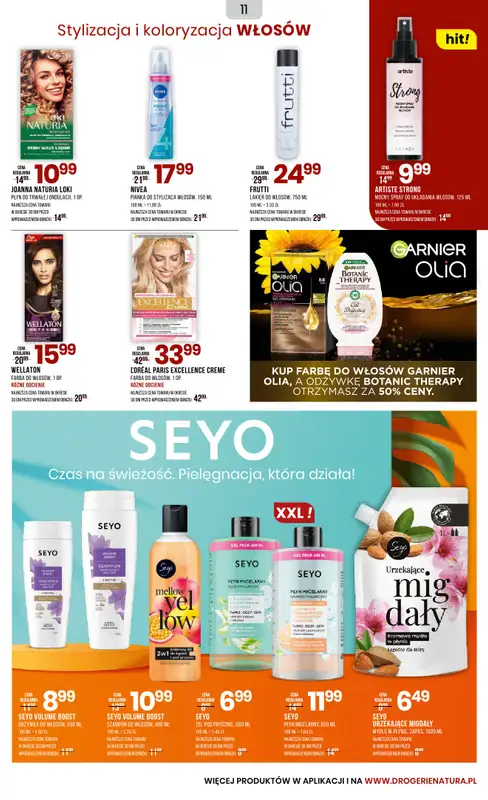 Drogerie Natura - gazetka promocyjna Gazetka od poniedziałku 04.08 do czwartku 21.08 - strona 11