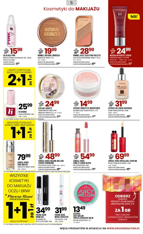Drogerie Natura - gazetka promocyjna Gazetka od poniedziałku 04.08 do czwartku 21.08 - strona 5