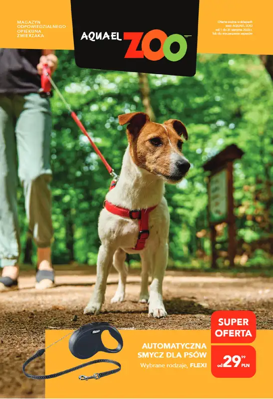 Aquael zoo - gazetka promocyjna Gazetka od poniedziałku 04.08 do niedzieli 31.08