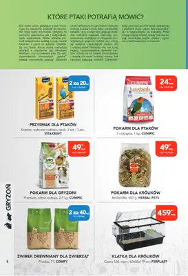 Aquael zoo - gazetka promocyjna Gazetka od poniedziałku 04.08 do niedzieli 31.08 - strona 8