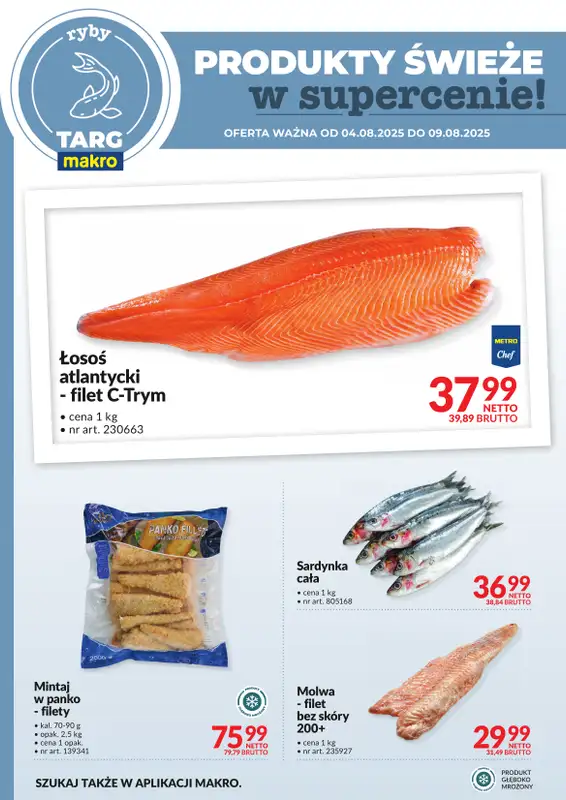 Makro - gazetka promocyjna Targ MAKRO - oferta świeża w super cenach! od poniedziałku 04.08 do soboty 09.08 - strona 6