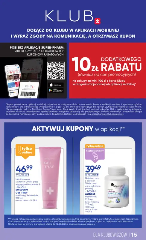 Super-Pharm - gazetka promocyjna Gazetka od poniedziałku 04.08 do środy 13.08 - strona 15