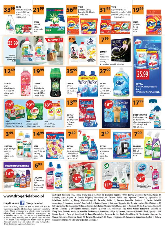 Drogerie Laboo - gazetka promocyjna Gazetka od piątku 08.08 do soboty 30.08 - strona 6