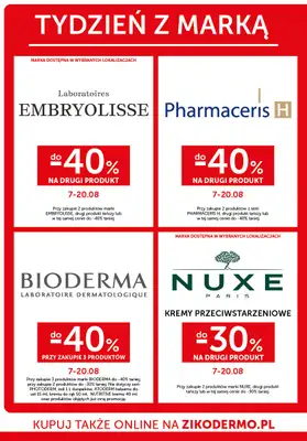 Ziko Dermo - gazetka promocyjna Gazetka - Połysk w słoneczne dni od czwartku 07.08 do środy 20.08 - strona 22