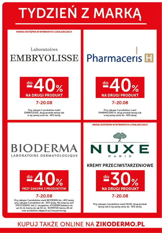 Ziko Dermo - gazetka promocyjna Gazetka - Połysk w słoneczne dni od czwartku 07.08 do środy 20.08 - strona 22