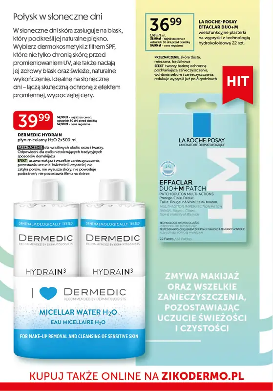 Ziko Dermo - gazetka promocyjna Gazetka - Połysk w słoneczne dni od czwartku 07.08 do środy 20.08 - strona 2