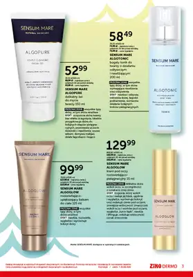 Ziko Dermo - gazetka promocyjna Gazetka - Połysk w słoneczne dni od czwartku 07.08 do środy 20.08 - strona 3