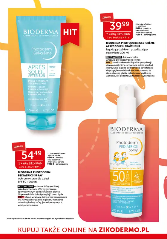 Ziko Dermo - gazetka promocyjna Gazetka - Połysk w słoneczne dni od czwartku 07.08 do środy 20.08 - strona 8