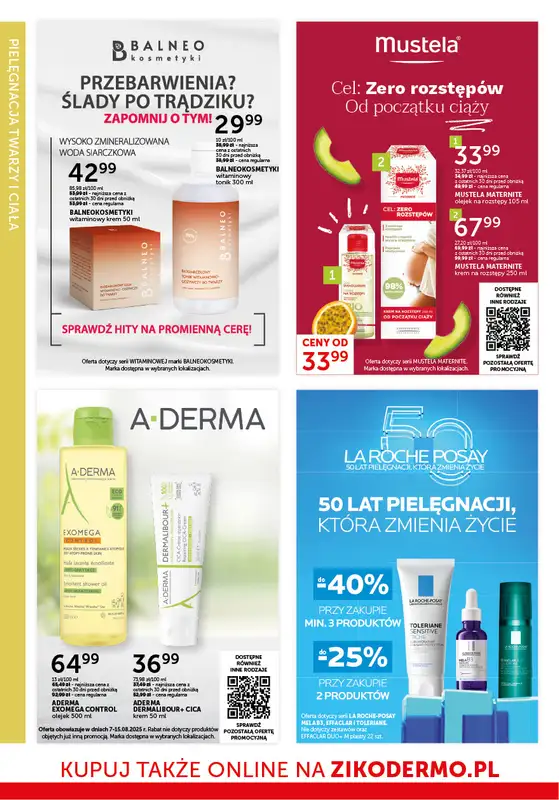 Ziko Dermo - gazetka promocyjna Gazetka - Połysk w słoneczne dni od czwartku 07.08 do środy 20.08 - strona 14