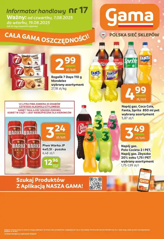 Gama - gazetka promocyjna Gazetka od czwartku 07.08 do wtorku 19.08 - strona 12