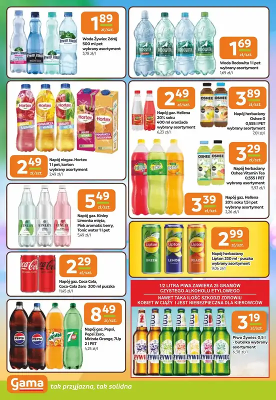 Gama - gazetka promocyjna Gazetka od czwartku 07.08 do wtorku 19.08 - strona 10