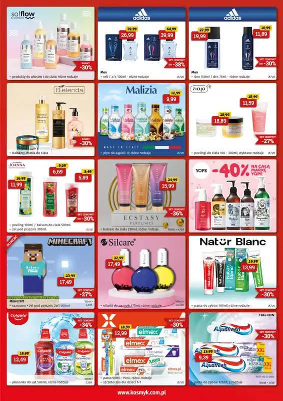 Drogeria Kosmyk - gazetka promocyjna Gazetka od piątku 08.08 do niedzieli 31.08 - strona 3
