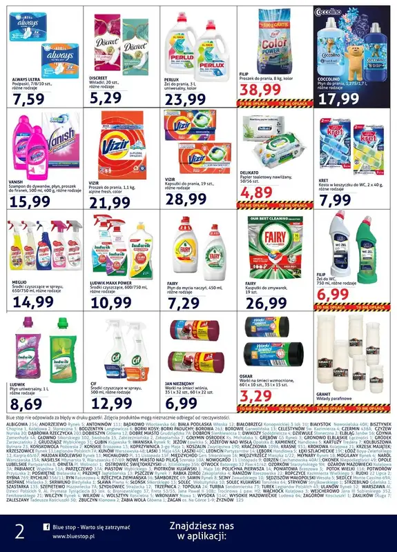 Blue Stop - gazetka promocyjna Gazetka od środy 13.08 do niedzieli 31.08 - strona 2