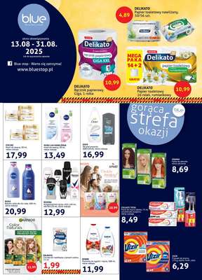 Blue Stop - gazetka promocyjna Gazetka od środy 13.08 do niedzieli 31.08