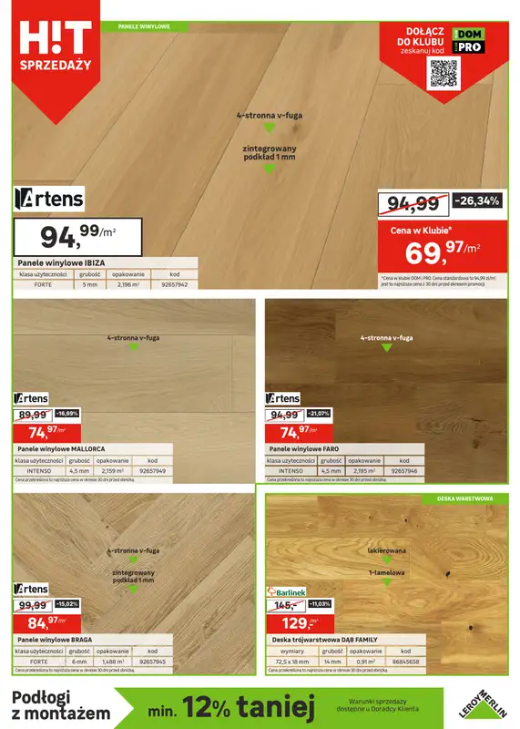 Leroy Merlin - gazetka promocyjna Gazetka Nowa podłoga i wiele więcej od środy 06.08 do czwartku 28.08 - strona 3