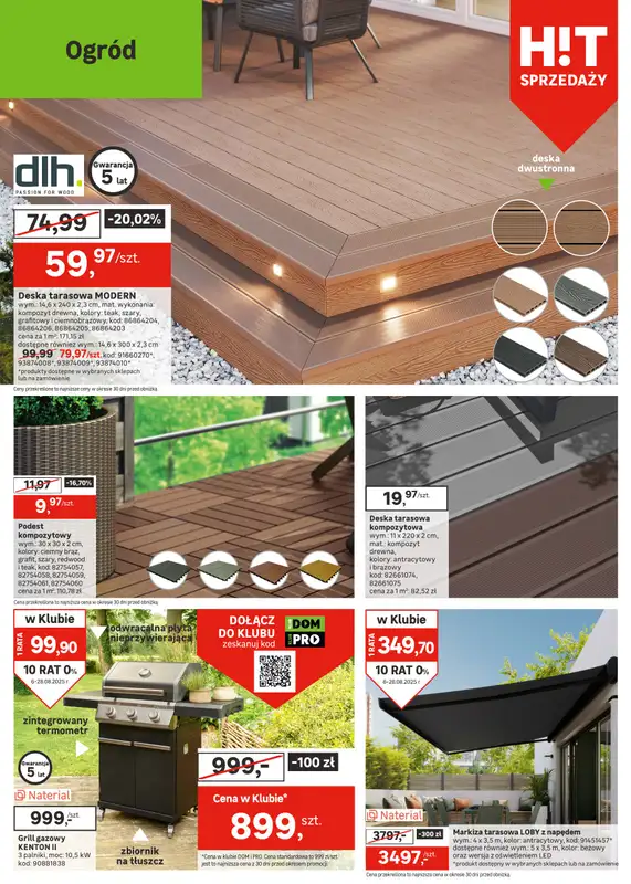 Leroy Merlin - gazetka promocyjna Gazetka Nowa podłoga i wiele więcej od środy 06.08 do czwartku 28.08 - strona 20