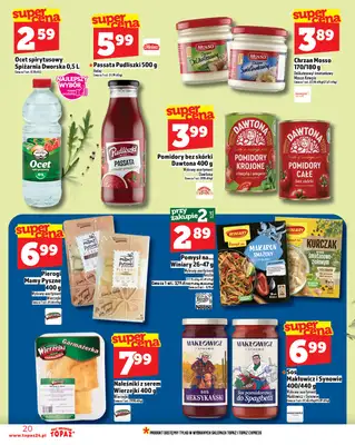 TOPAZ - gazetka promocyjna Gazetka od czwartku 14.08 do środy 20.08 - strona 20 TOPAZ - gazetka promocyjna Gazetka od czwartku 14.08 do środy 20.08 - strona 20
