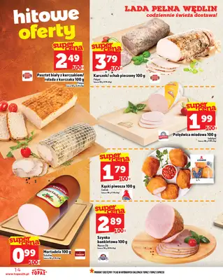 TOPAZ - gazetka promocyjna Gazetka od czwartku 14.08 do środy 20.08 - strona 14 TOPAZ - gazetka promocyjna Gazetka od czwartku 14.08 do środy 20.08 - strona 14