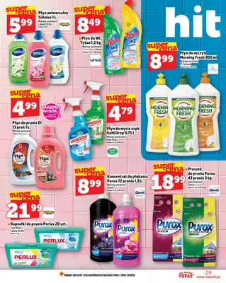 TOPAZ - gazetka promocyjna Gazetka od czwartku 14.08 do środy 20.08 - strona 29 TOPAZ - gazetka promocyjna Gazetka od czwartku 14.08 do środy 20.08 - strona 29
