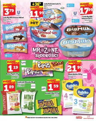 TOPAZ - gazetka promocyjna Gazetka od czwartku 14.08 do środy 20.08 - strona 23 TOPAZ - gazetka promocyjna Gazetka od czwartku 14.08 do środy 20.08 - strona 23