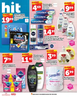 TOPAZ - gazetka promocyjna Gazetka od czwartku 14.08 do środy 20.08 - strona 28 TOPAZ - gazetka promocyjna Gazetka od czwartku 14.08 do środy 20.08 - strona 28