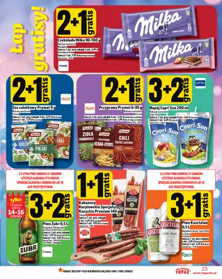 TOPAZ - gazetka promocyjna Gazetka od czwartku 14.08 do środy 20.08 - strona 25 TOPAZ - gazetka promocyjna Gazetka od czwartku 14.08 do środy 20.08 - strona 25