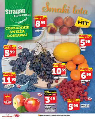 TOPAZ - gazetka promocyjna Gazetka od czwartku 14.08 do środy 20.08 - strona 12 TOPAZ - gazetka promocyjna Gazetka od czwartku 14.08 do środy 20.08 - strona 12