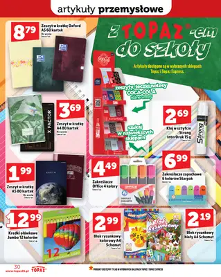 TOPAZ - gazetka promocyjna Gazetka od czwartku 14.08 do środy 20.08 - strona 30 TOPAZ - gazetka promocyjna Gazetka od czwartku 14.08 do środy 20.08 - strona 30