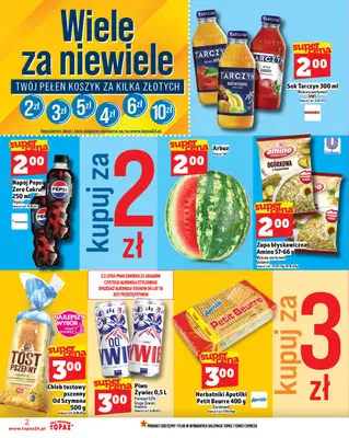 TOPAZ - gazetka promocyjna Gazetka od czwartku 14.08 do środy 20.08 - strona 2 TOPAZ - gazetka promocyjna Gazetka od czwartku 14.08 do środy 20.08 - strona 2