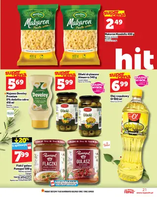 TOPAZ - gazetka promocyjna Gazetka od czwartku 14.08 do środy 20.08 - strona 21 TOPAZ - gazetka promocyjna Gazetka od czwartku 14.08 do środy 20.08 - strona 21
