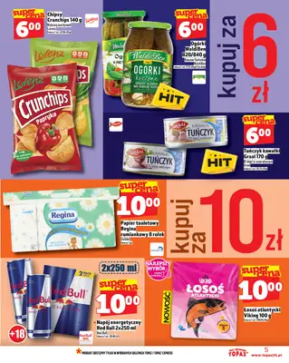 TOPAZ - gazetka promocyjna Gazetka od czwartku 14.08 do środy 20.08 - strona 5 TOPAZ - gazetka promocyjna Gazetka od czwartku 14.08 do środy 20.08 - strona 5