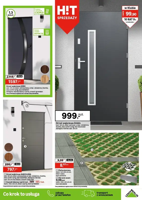 Leroy Merlin - gazetka promocyjna Gazetka od środy 06.08 do czwartku 28.08 - strona 23