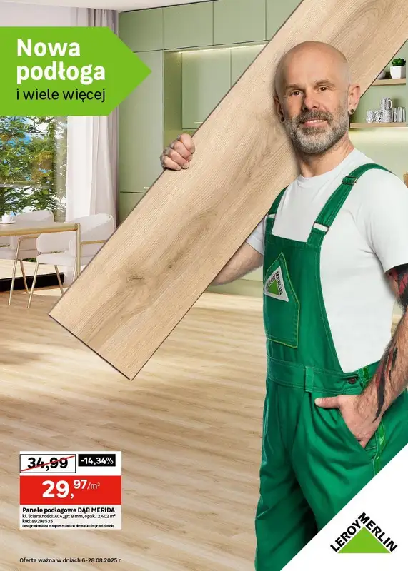 Leroy Merlin - gazetka promocyjna Gazetka od środy 06.08 do czwartku 28.08