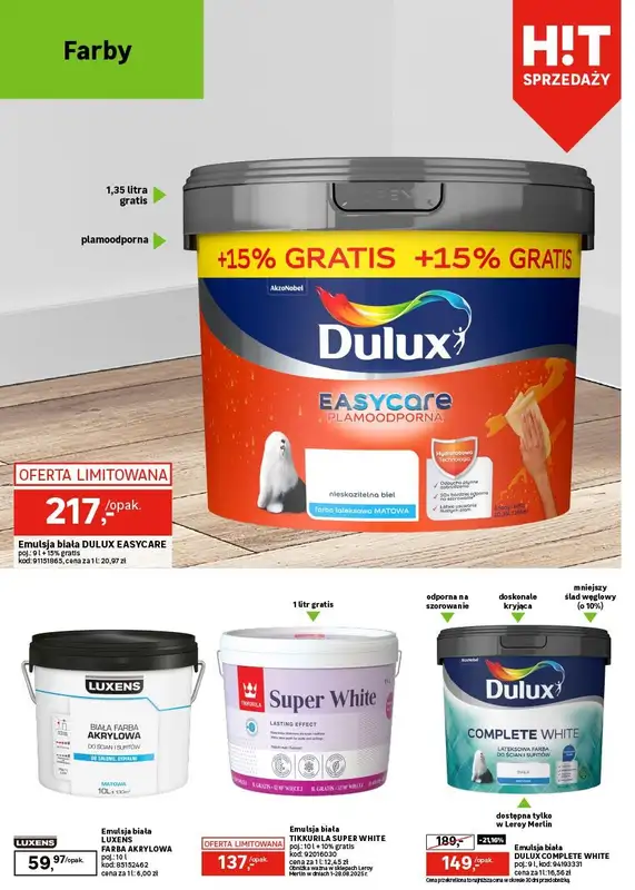 Leroy Merlin - gazetka promocyjna Gazetka od środy 06.08 do czwartku 28.08 - strona 6