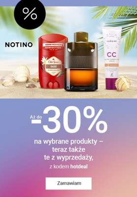NOTINO - gazetka promocyjna Do -30% z kodem rabatowym od czwartku 07.08 do niedzieli 10.08
