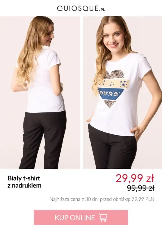 Quiosque - gazetka promocyjna Bluzki damskie od 29,99 zł od środy 06.08 do piątku 15.08 - strona 8