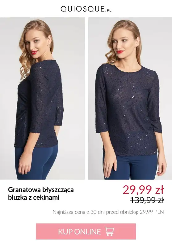 Quiosque - gazetka promocyjna Bluzki damskie od 29,99 zł od środy 06.08 do piątku 15.08 - strona 5