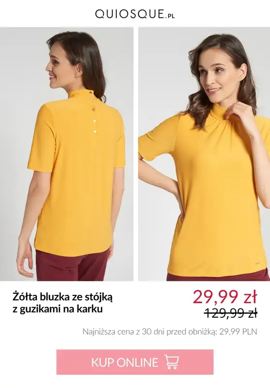 Quiosque - gazetka promocyjna Bluzki damskie od 29,99 zł od środy 06.08 do piątku 15.08 - strona 6