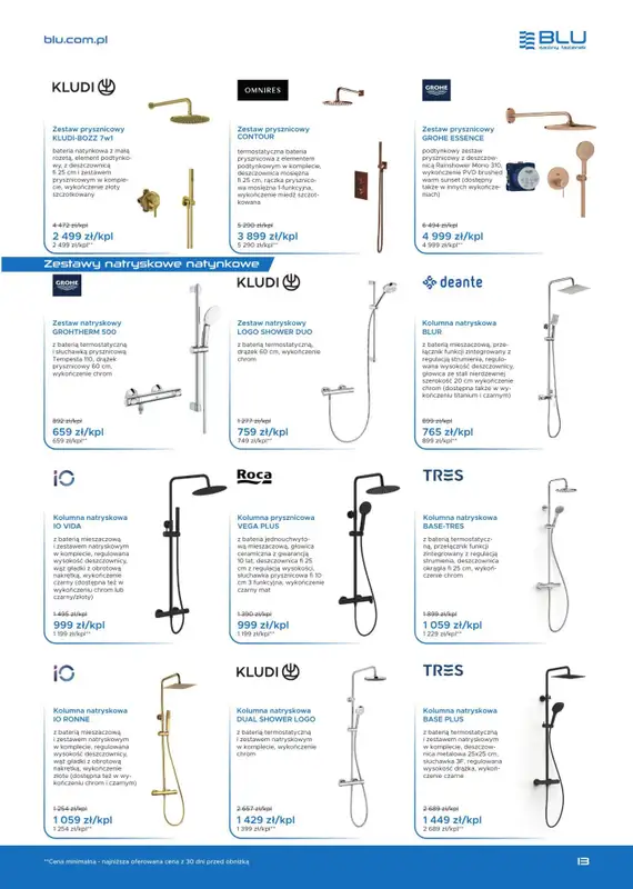 Blu Salony Łazienek - gazetka promocyjna Gazetka cz. 1 od środy 06.08 do niedzieli 31.08 - strona 7