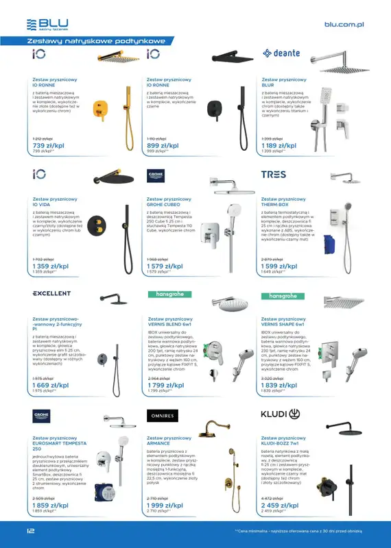 Blu Salony Łazienek - gazetka promocyjna Gazetka cz. 1 od środy 06.08 do niedzieli 31.08 - strona 6