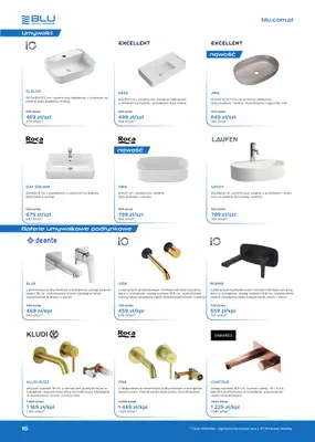 Blu Salony Łazienek - gazetka promocyjna Gazetka cz. 2 od poniedziałku 01.09 do wtorku 30.09 - strona 4